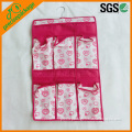 6 pockets non woven sundries hanging storage bag